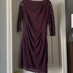 Lace maternity dress